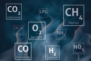 Verschiedene Gase für stationäre Gaswarnanlagen von MSR-Electronic