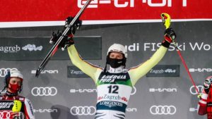 Ski jumper world championship winner