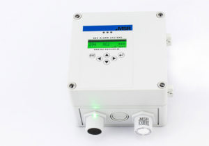 Multisensor controller from MSR-Electronic in white with green screen