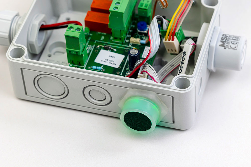 Analog-Relay-Board ARB2 with warning device WAO, MSR-Electronic